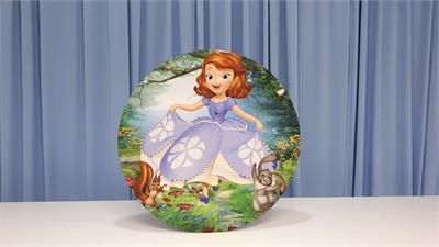 Painel Sublimado Redondo Princesa Sofia  60Cm - BB Festas Aluguel 