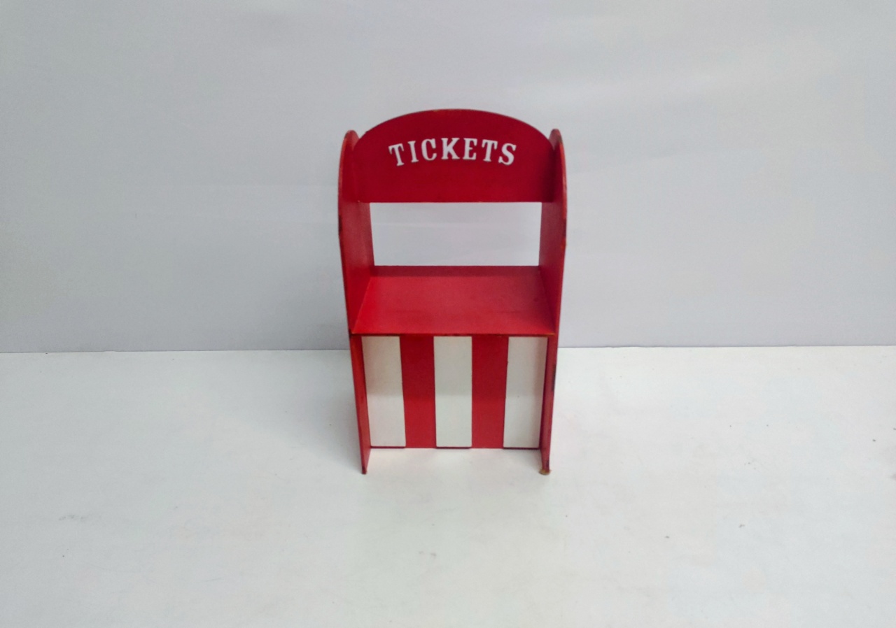 Mini Barraca Tickets 33Cm Alt X 18Cm Larg X 15Cm Comp  - BB Festas Aluguel 