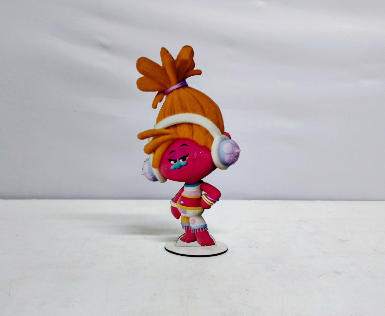 Totem Dj Suki (Trolls) 30Cm Alt X 15Cm Larg  - BB Festas Aluguel 