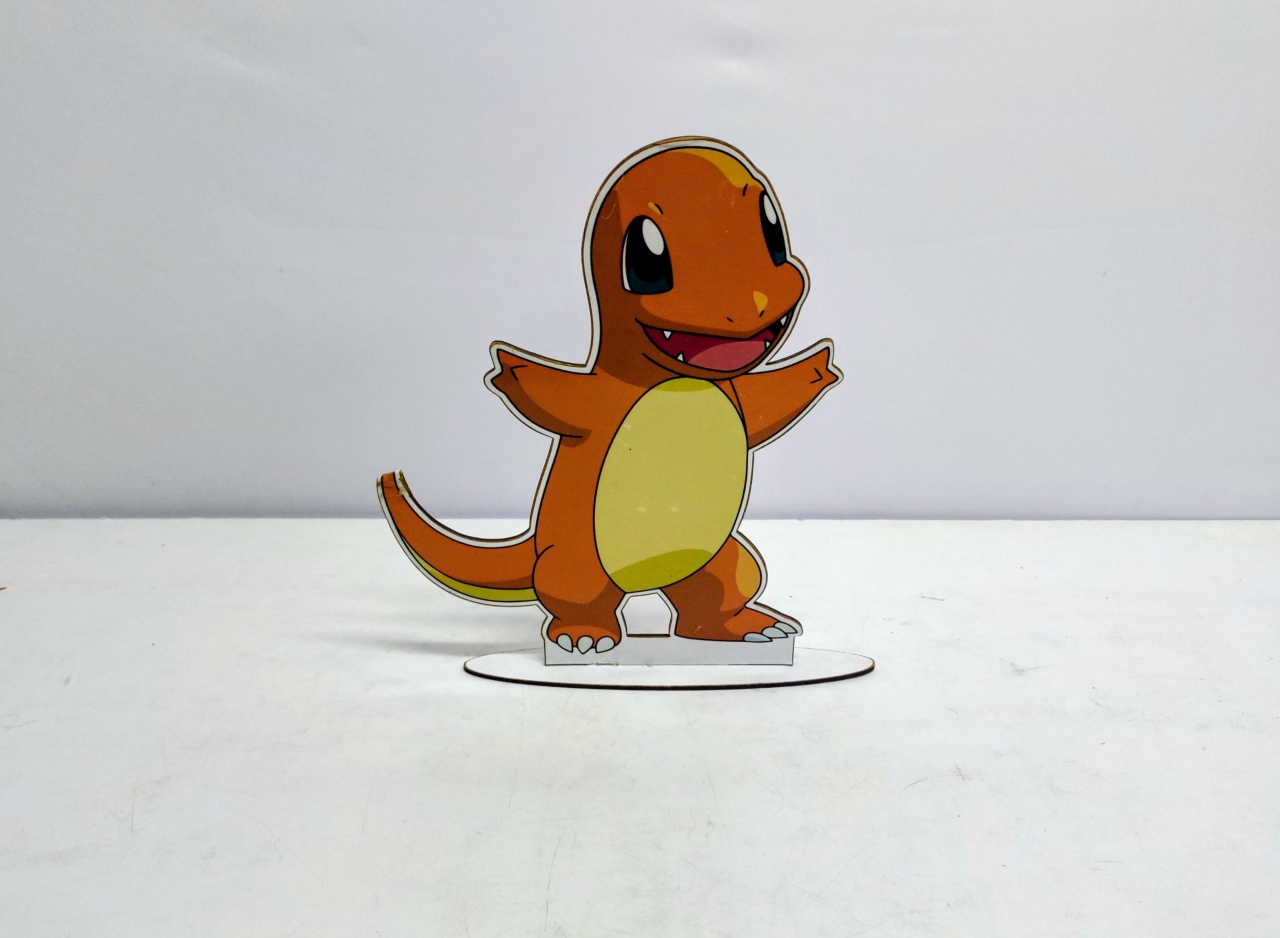 Totem Charmander (Pokemon) 30Cm Alt X 25Cm Larg  - BB Festas Aluguel 