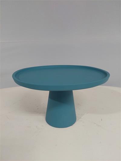 Porta Doce Fosco Cogumelo G Azul Turquesa 18Cm X 30Cm - BB Festas Aluguel 