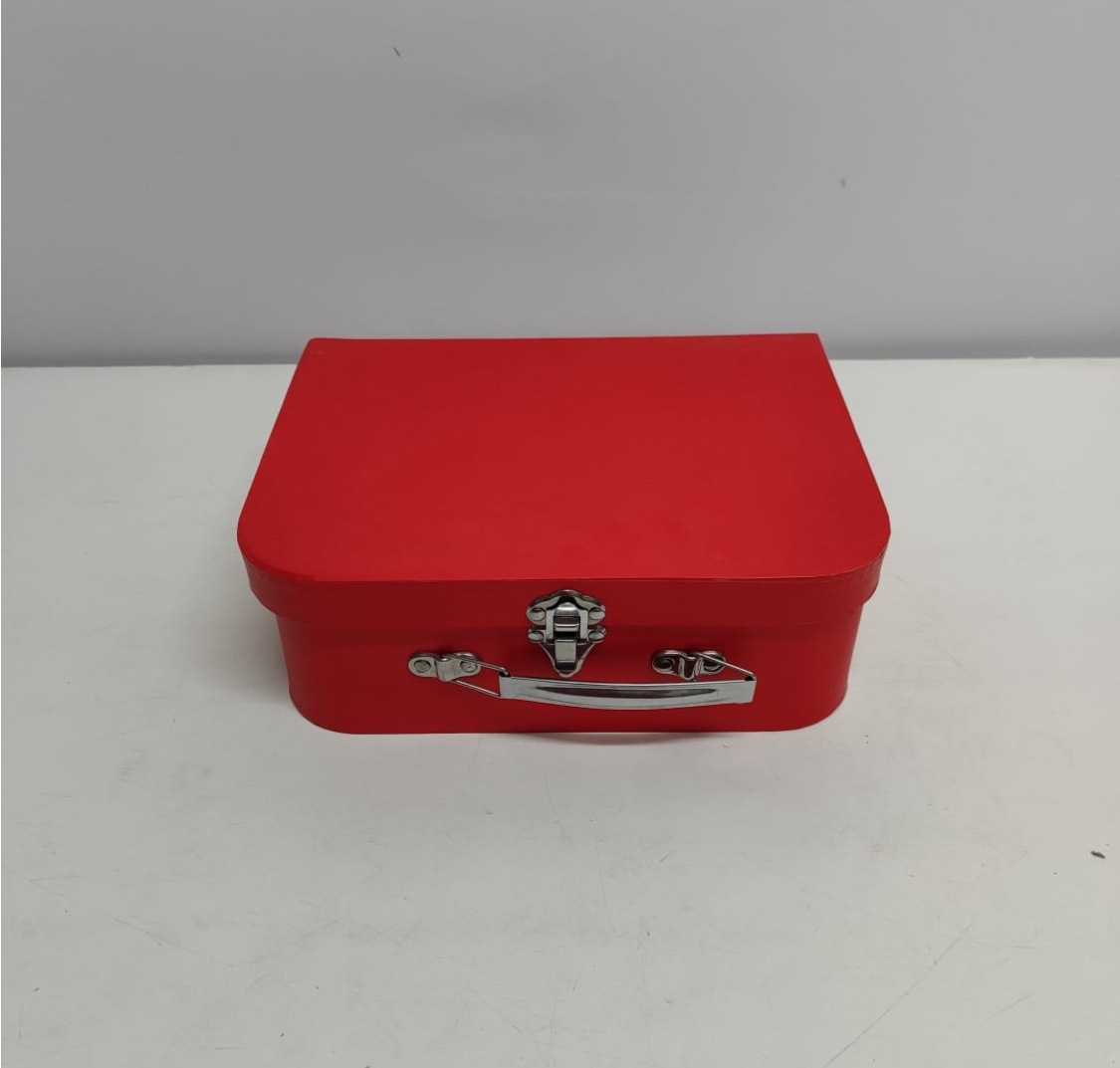 Maleta M Vermelho  - BB Festas Aluguel 