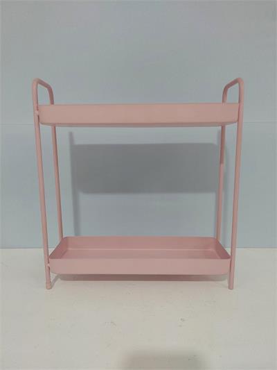 Estante de Mesa Metal Rosa Claro Alt 34Cm X 31Cm X 31Cm - BB Festas Aluguel 