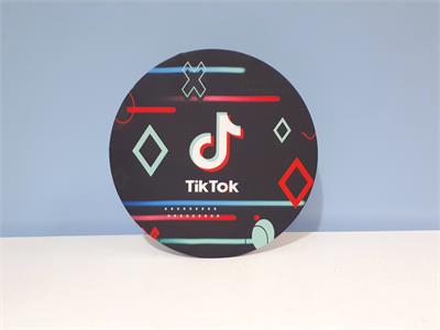 Painel Sublimado Redondo Tiktok 60Cm - BB Festas Aluguel 