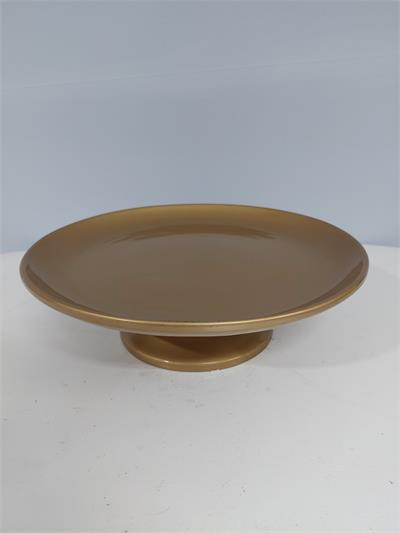 Boleira Gg Dourada 10Cm X 34Cm - BB Festas Aluguel 