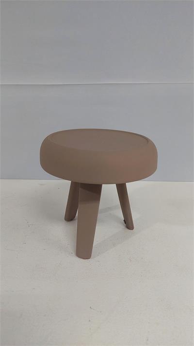 Porta Doce Cogumelo Com Tripé Nude Fosco 16 Cm Alt X 16 Cm - BB Festas Aluguel 