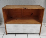 Balcão Rústico Vazado Com Poá 80Cm Alt X 1M Larg X 45Cm Comp - imagem 1