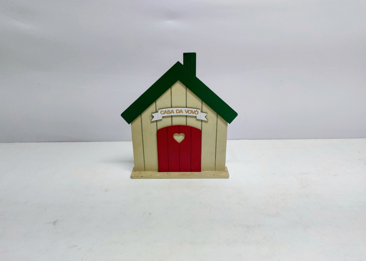 Totem Casa da Vó 26Cm Alt X 22Cm Larg  - BBFestasAluguel 