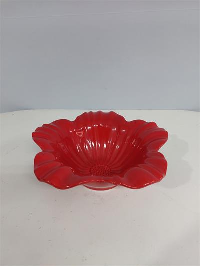 Bandeja Funda Flor Vermelha 8Cm X 26Cm - BB Festas Aluguel 