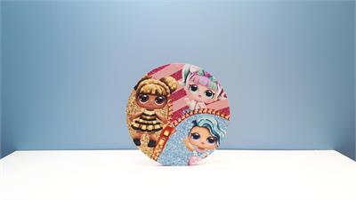 Painel Sublimado Redondo Lol 60Cm - BB Festas Aluguel 