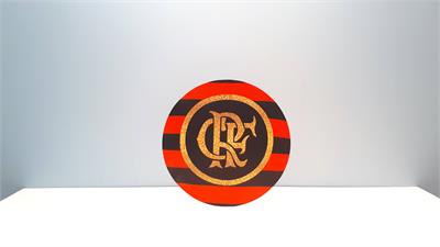 Painel Sublimado Redondo Flamengo 60Cm - BB Festas Aluguel 