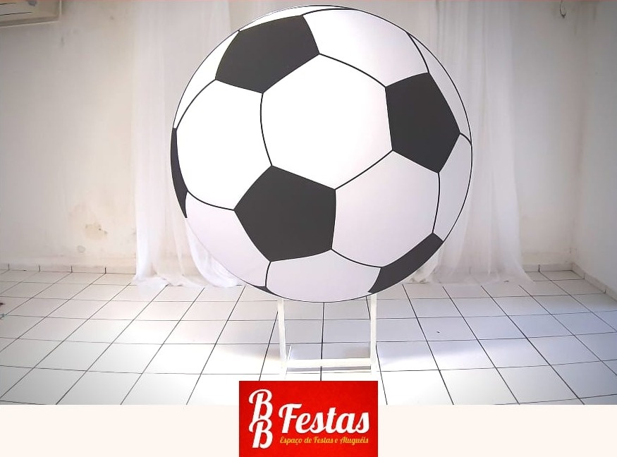 Painel Redondo Com Lona Bola  - BB Festas Aluguel 