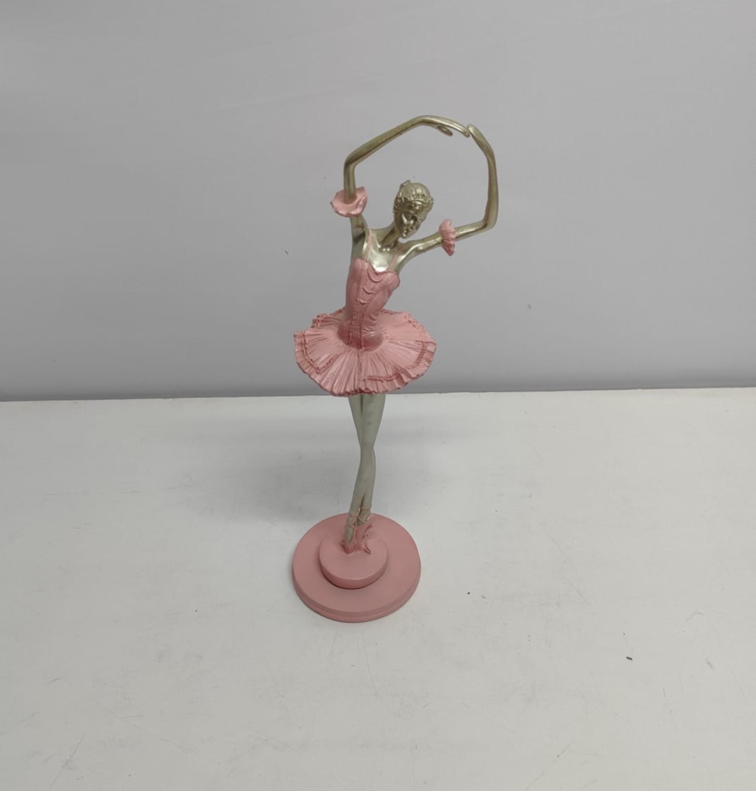 Bailarina Decorativa 40Cm X 10Cm Diametro  - BB Festas Aluguel 