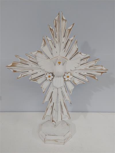 Totem Espirito Santo de Mesa G Alt 50Cm X 10Cm X40Cm - BB Festas Aluguel 