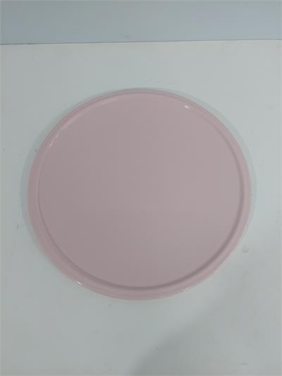 Prato Liso Para Suporte Boleira/M Rosa Claro 30Cm - BB Festas Aluguel 