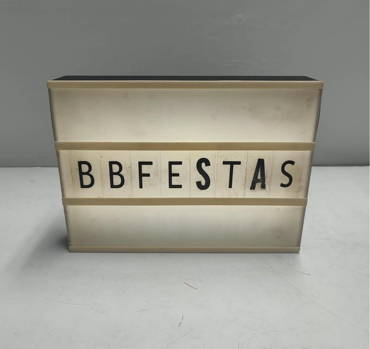 Quadro Letreiro de Led - BBFestasAluguel 