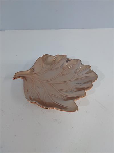 Bandeja Folha P Rosé Gold Alt3Cm 20Cm X 20Cm - BB Festas Aluguel 