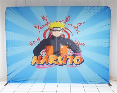 Painel Sublimado Naruto 3M X 2M - BB Festas Aluguel 