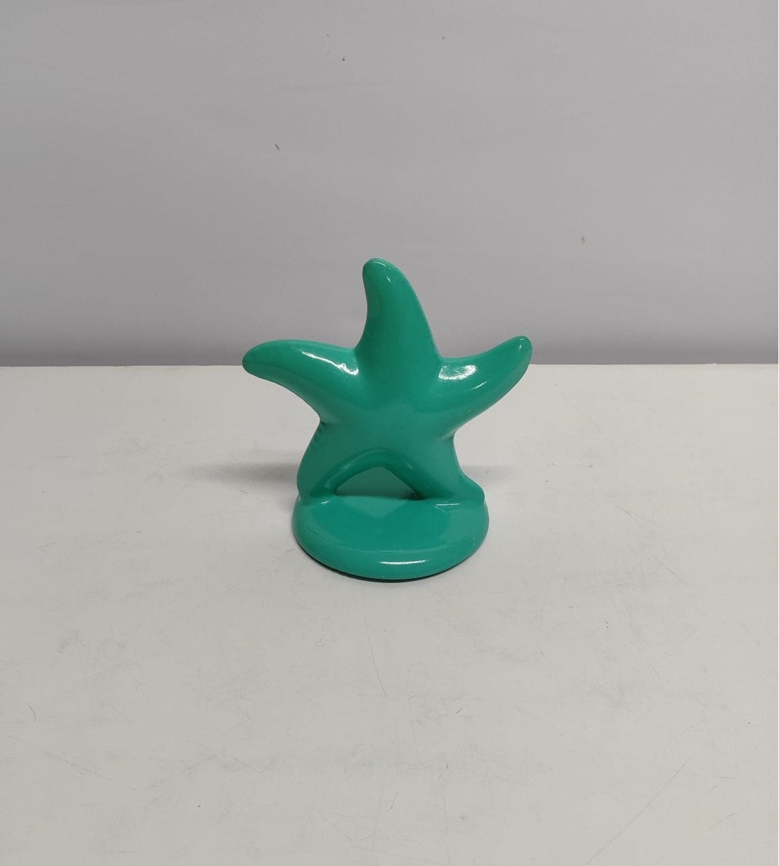 Estrela Do Mar Decorativa Verde Tiffany 18Cm X 18Cm  - BB Festas Aluguel 