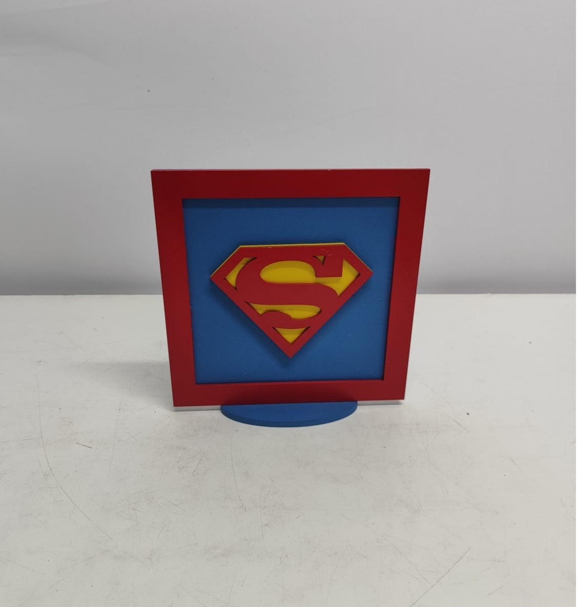 Totem Superman (Herois) 20Cm Alt X 20Cm Larg - BBFestasAluguel 