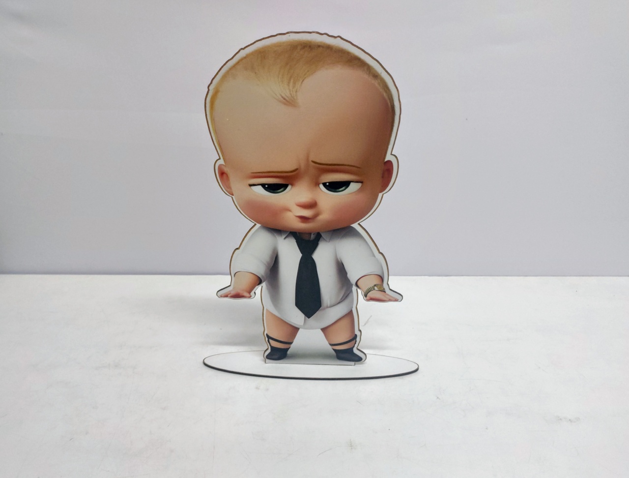 Totem Poderoso Chefinho 36Cm Alt X 25Cm Larg  - BB Festas Aluguel 