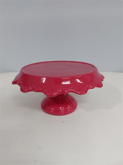 Porta Doce Com Borda Trabalhada M Pink 12Cm X 20Cm - BB Festas Aluguel 