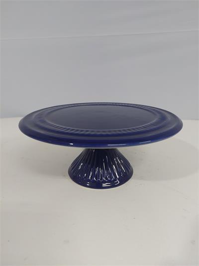 Porta Doce Médio Baixo Azul Royal 9Cm Alt X 23Cm Diametro - BB Festas Aluguel 