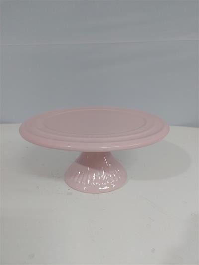 Porta Doce Médio Baixo Rosa Claro 9Cm Alt X 23Cm Diametro - BB Festas Aluguel 