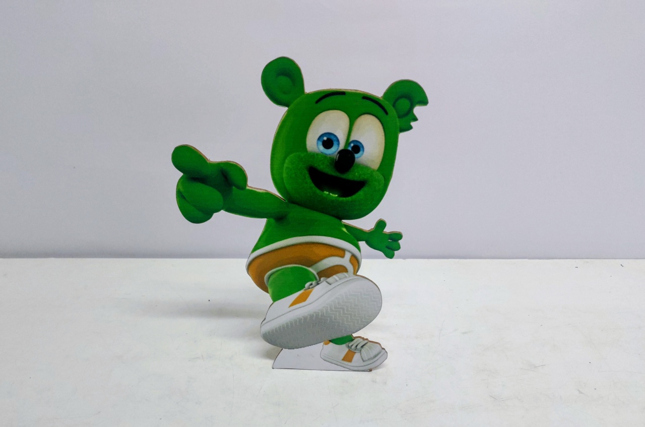 Totem Personagem Gummy Bear 30Cm Alt X 22Cm Larg  - BB Festas Aluguel 