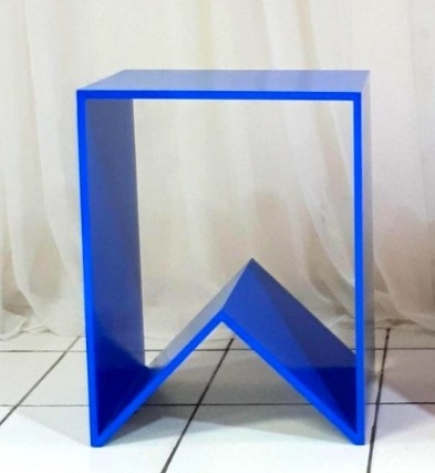 Cubo Badeira São João Azul Escuro 65Cm Alt X 50Cm Larg X 40Cm Comp  - BB Festas Aluguel 