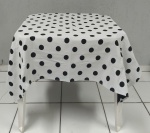Tampo Branco/Preto Com Bolinhas - imagem 1