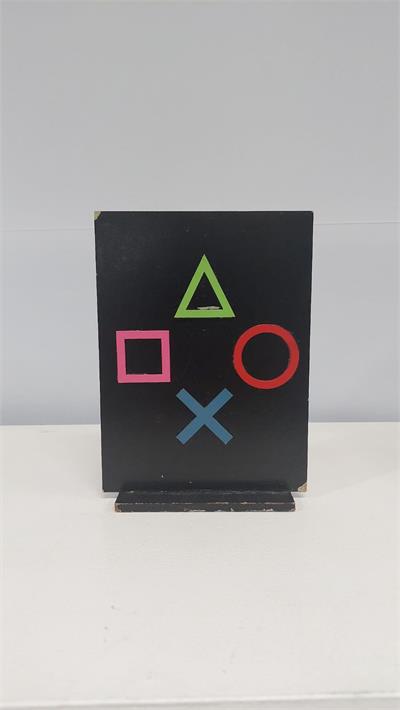 Totem Botões Playstation Em Mdf (Games) 15Cm X  20Cm - BB Festas Aluguel 
