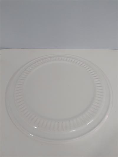 Prato Trabalhado Para Suporte Boleira/G Branco 36Cm - BB Festas Aluguel 