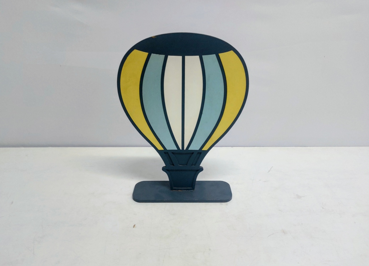 Totem Balão Azul Marinho 31Cm Alt X 20Cm Larg  - BBFestasAluguel 