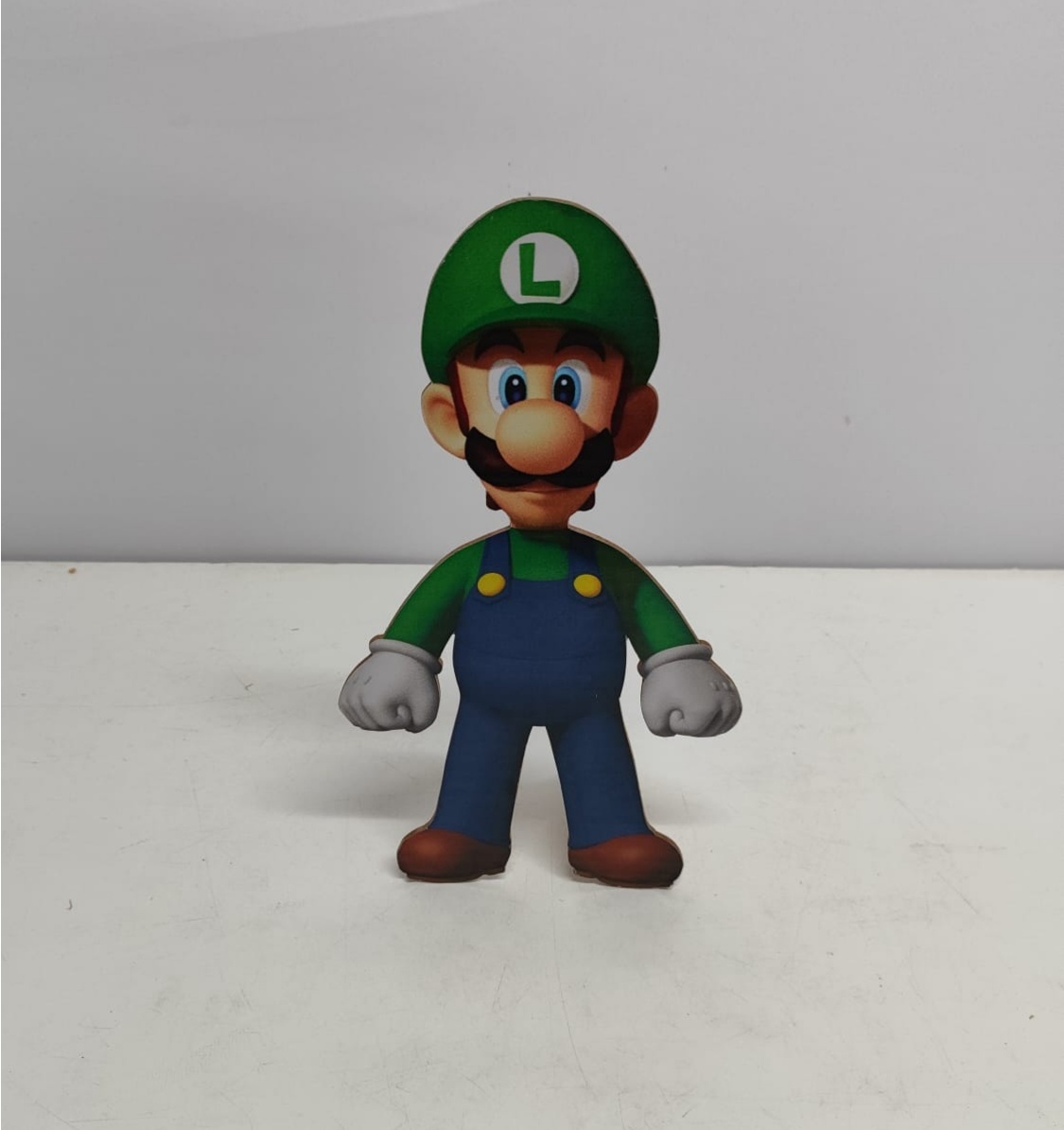 Totem Luigi (Super Mario) 30Cm X 15Cm - BBFestasAluguel 