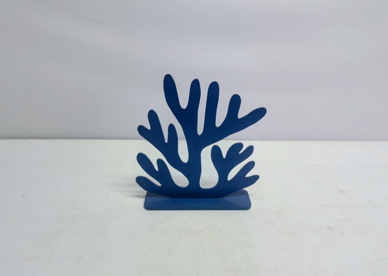 Totem Alga Marinha Azul Escuro 22Cm Alt X 22Cm Larg - BB Festas Aluguel 