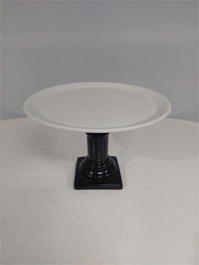 Porta Doce Alto Preto E Branco 20Cm X 28Cm - BB Festas Aluguel 