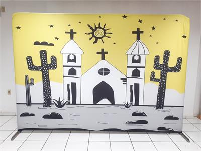 Painel Sublimado São João Sertão  3M X 2M - BB Festas Aluguel 