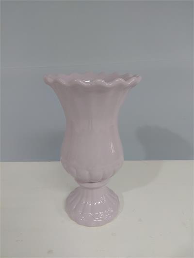 Vaso Babado/G Lilás Candy 27Cm Alt X 16Cm Diametro - BB Festas Aluguel 