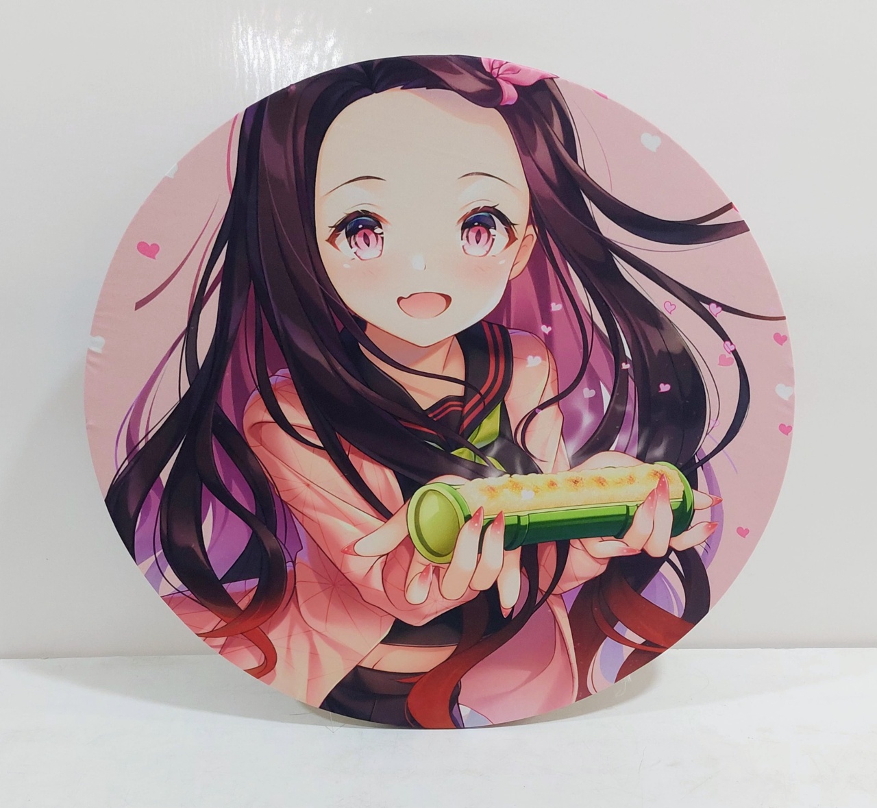 Painel Sublimado Redondo Nezuko (Demon Slayer) 60Cm  - BB Festas Aluguel 