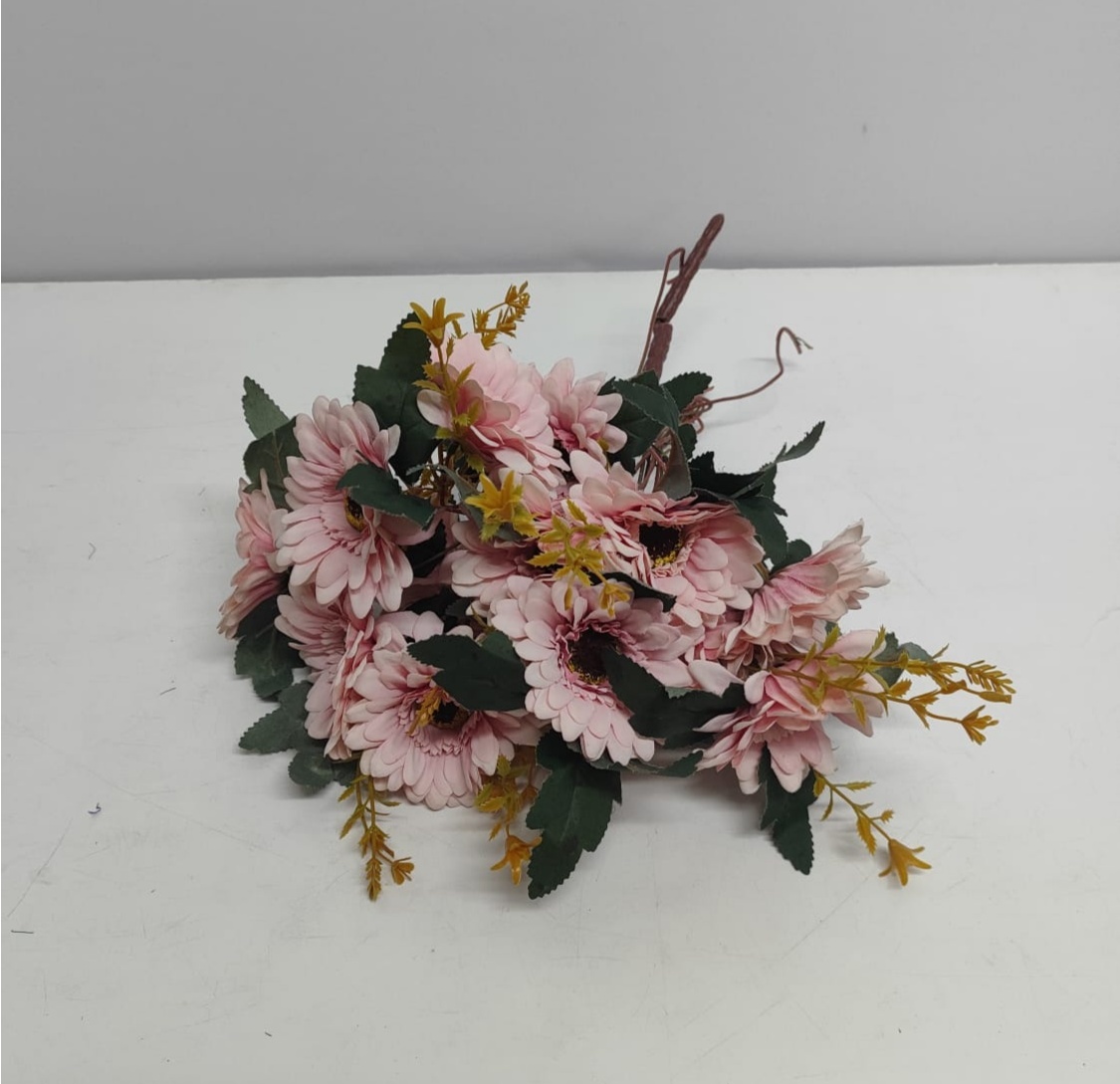 Arranjo Flor Gérberas Rosa - BBFestasAluguel 