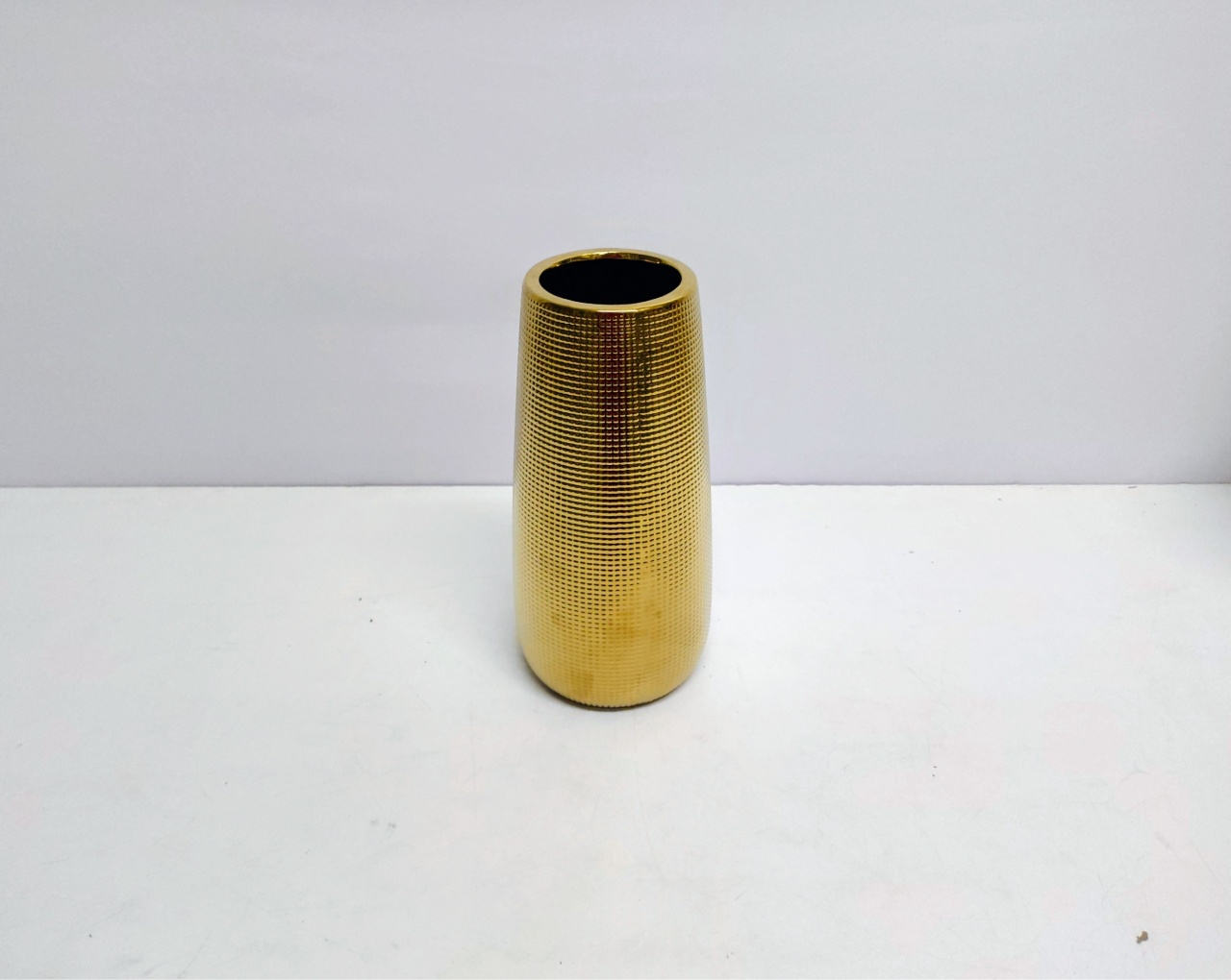 Vaso Cilindro Baixo Com Ranhuras - BB Festas Aluguel 