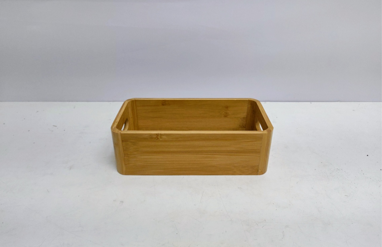 Bandeja de Bambu/P Retangular 8Cm Alt X 13Cm Larg X 24Cm Comp - BB Festas Aluguel 
