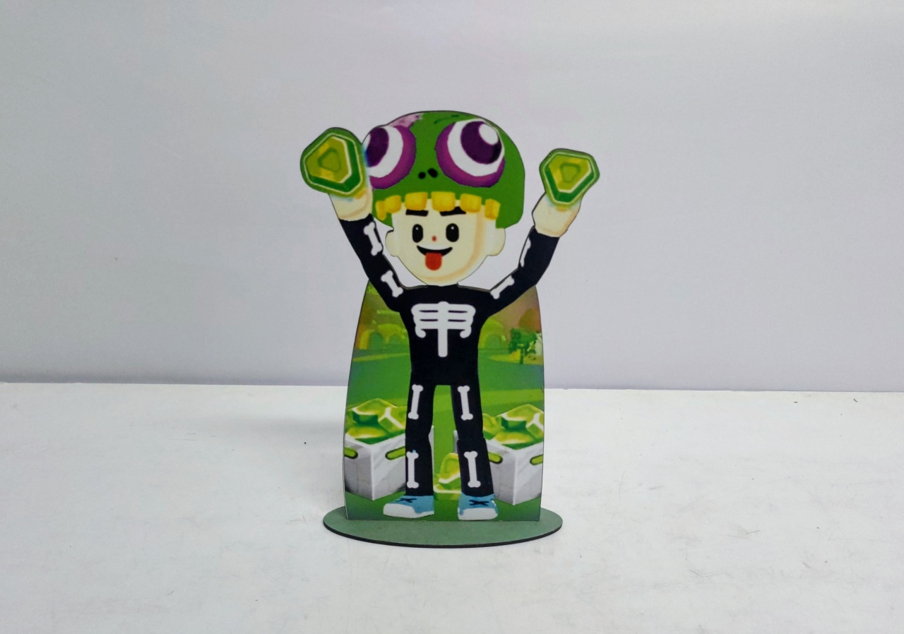 Totem Personagem Willy (Jogo Pk Xd) 30Cm Alt X 18Cm Larg  - BBFestasAluguel 