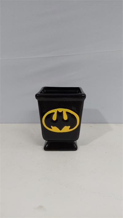 Vaso Simbolo Batman (Herois) 16Cm X 12Cm - BB Festas Aluguel 