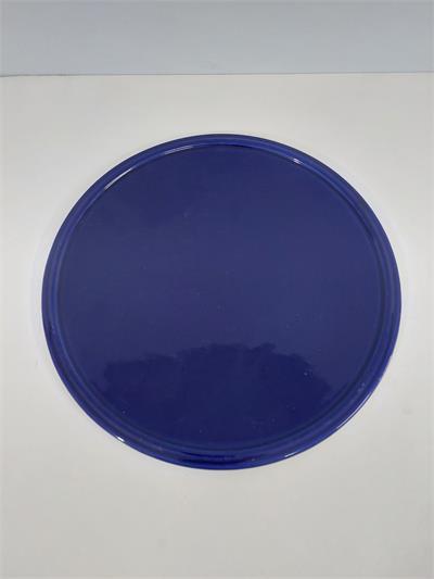 Prato Liso Para Suporte Boleira/M Azul Royal 30Cm - BB Festas Aluguel 
