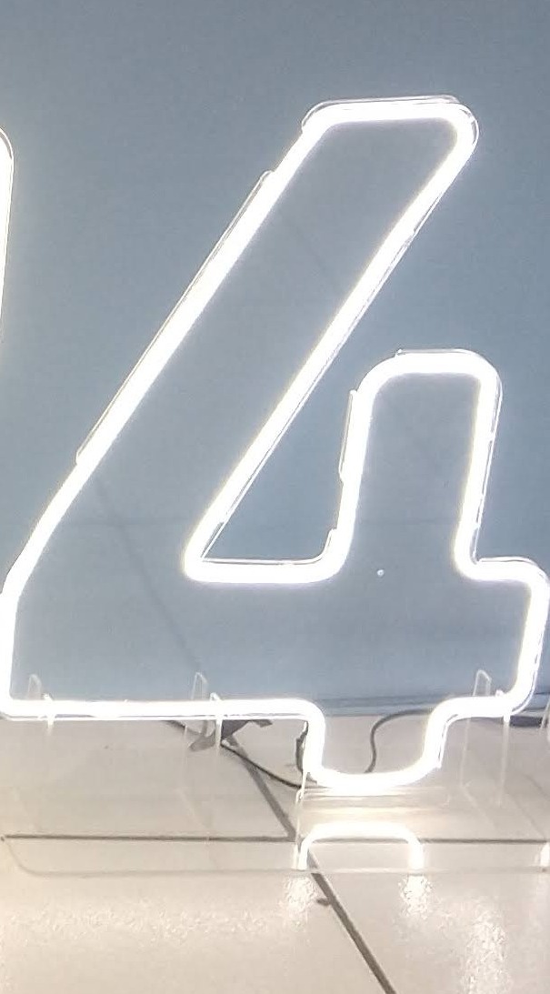 Número Led de Chão 4 - BB Festas Aluguel 