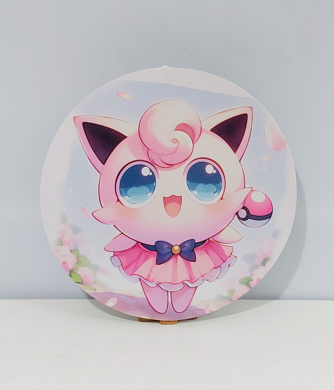 Painel Sublimado Redondo Jigglypuff (Pokemon) 60Cm - BB Festas Aluguel 