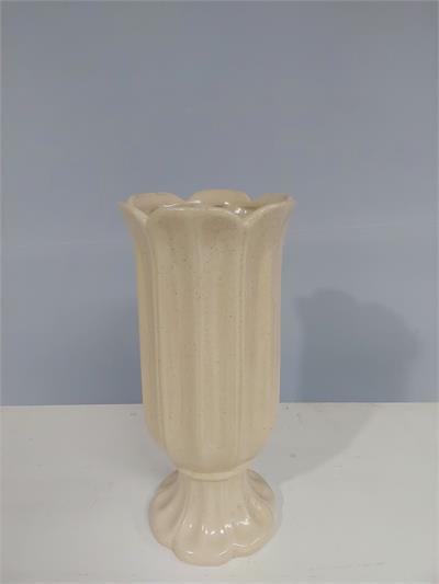 Vaso Taça Flor Gg Areia 36Cm X 16Cm - BB Festas Aluguel 