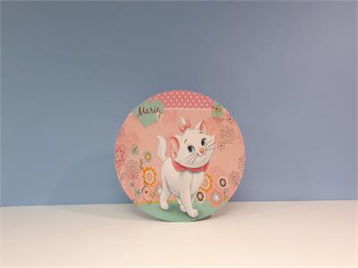 Painel Sublimado Redondo Marie 60Cm - BB Festas Aluguel 